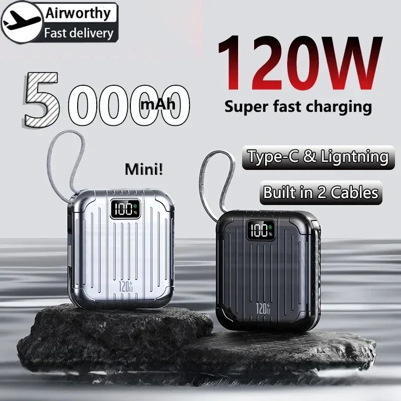 Usb Charger Dynamo - 50000mAh Mini Compact Convenient PowerBank PD20W