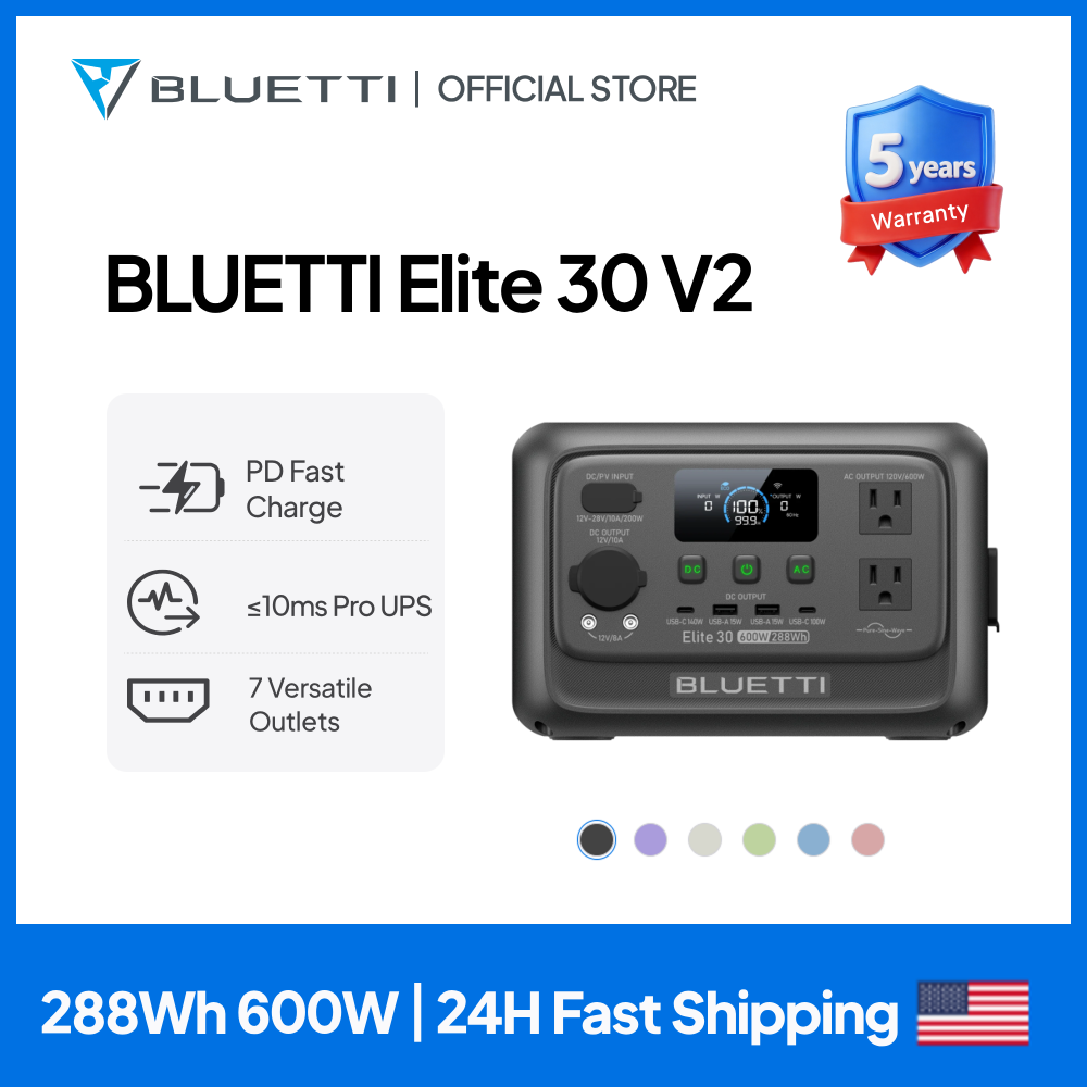 Usb Charger Dynamo - 【Renew】BLUETTI Elite 30 V2 Portable Power