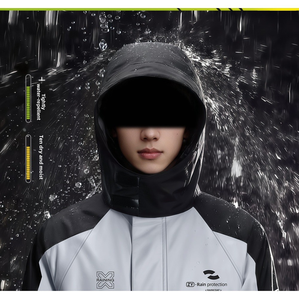 Two Piece Motorcycle Rain Suit - огляд і ціна Cycling Commute In Rain