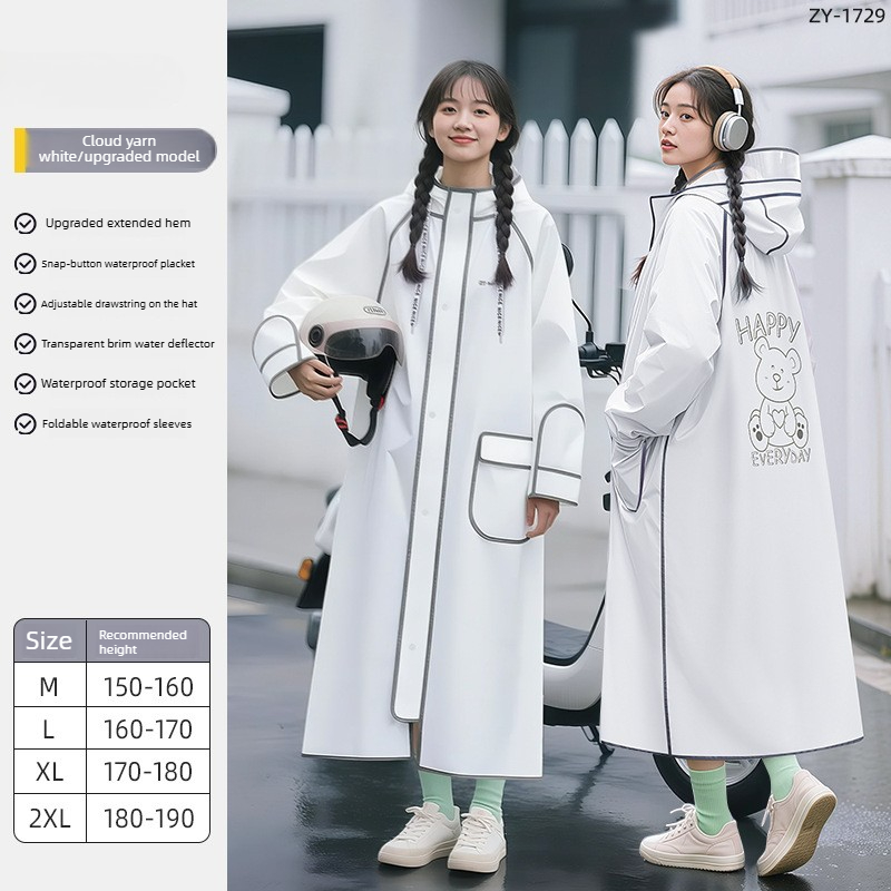 Full Body EVA Waterproof Rain  - огляд і ціна Cycling Commute In Rain