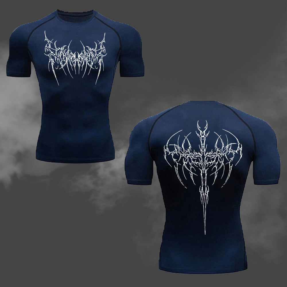 Men's Compression T-Shirt Goth - огляд і ціна Cycling Commute Training