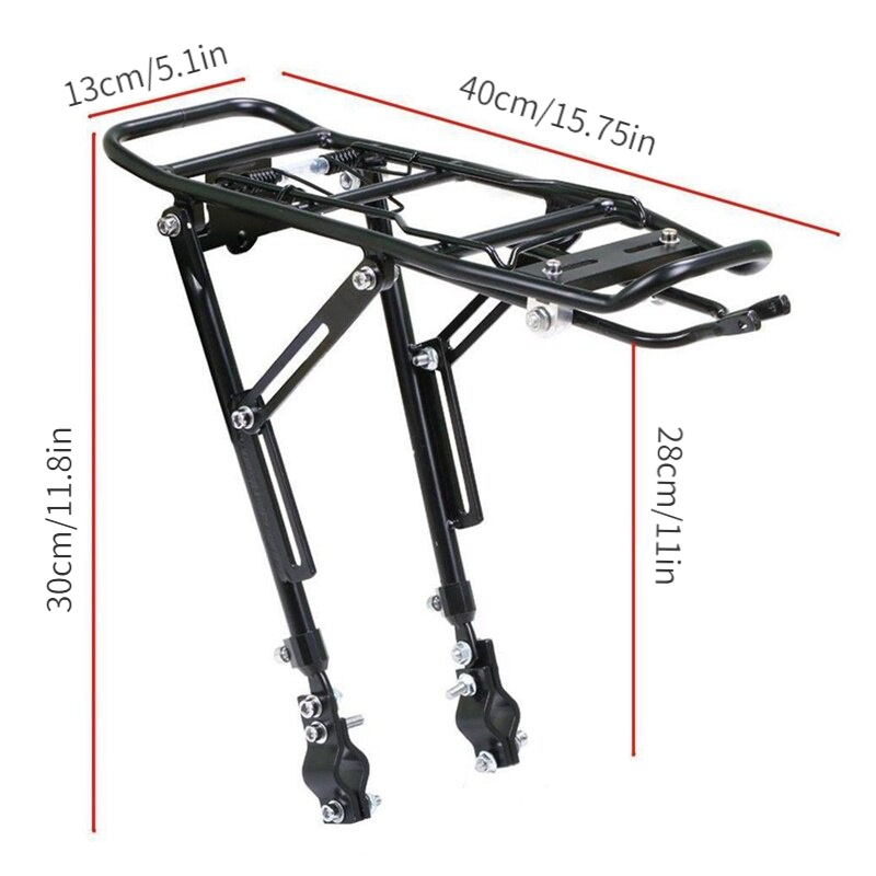 1PC Alloy Rear Bicycle  Rack C - огляд і ціна Cycling Commute Bag