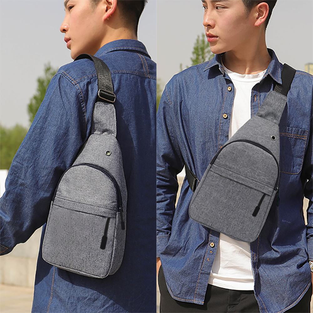 Single Shoulder Men Chest Bags - огляд і ціна Cycling Commute Bag