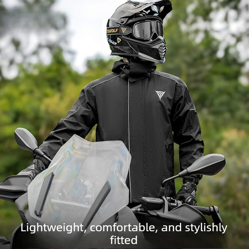 Motorcycle Rain Suit Waterproo - огляд і ціна Cycling Commute In Rain