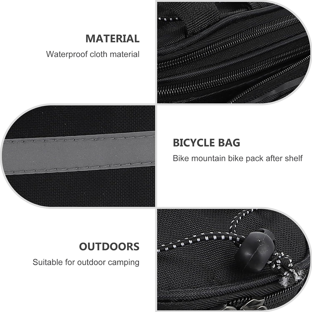 1pcs Bicycle Trunk Bag Bike Re - огляд і ціна Cycling Commute In Rain