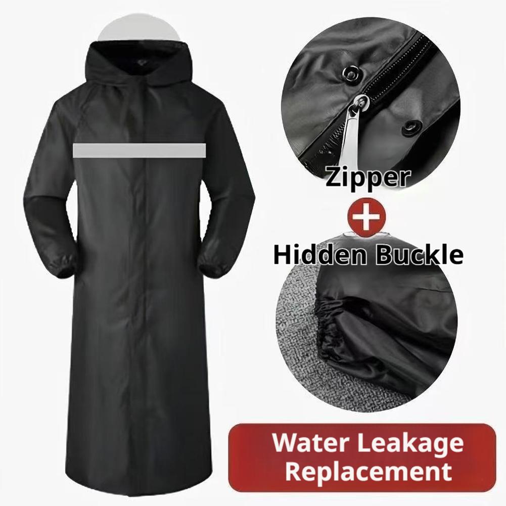 Waterproof Hooded Rain Poncho, - огляд і ціна Cycling Commute In Rain