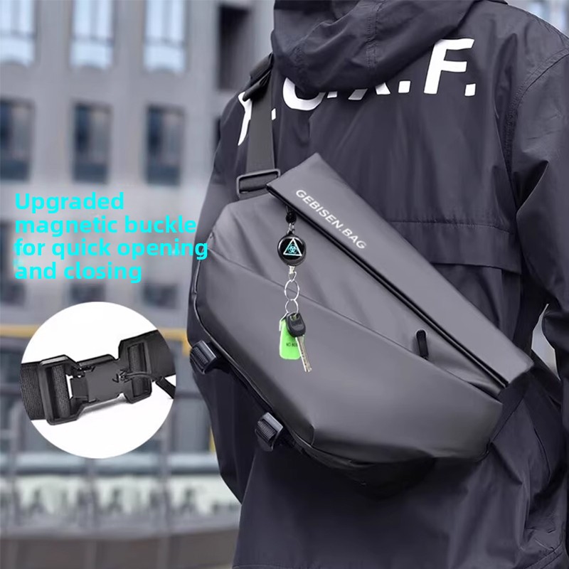 Magnetic Buckle Men Crossbody  - огляд і ціна Cycling Commute Bag