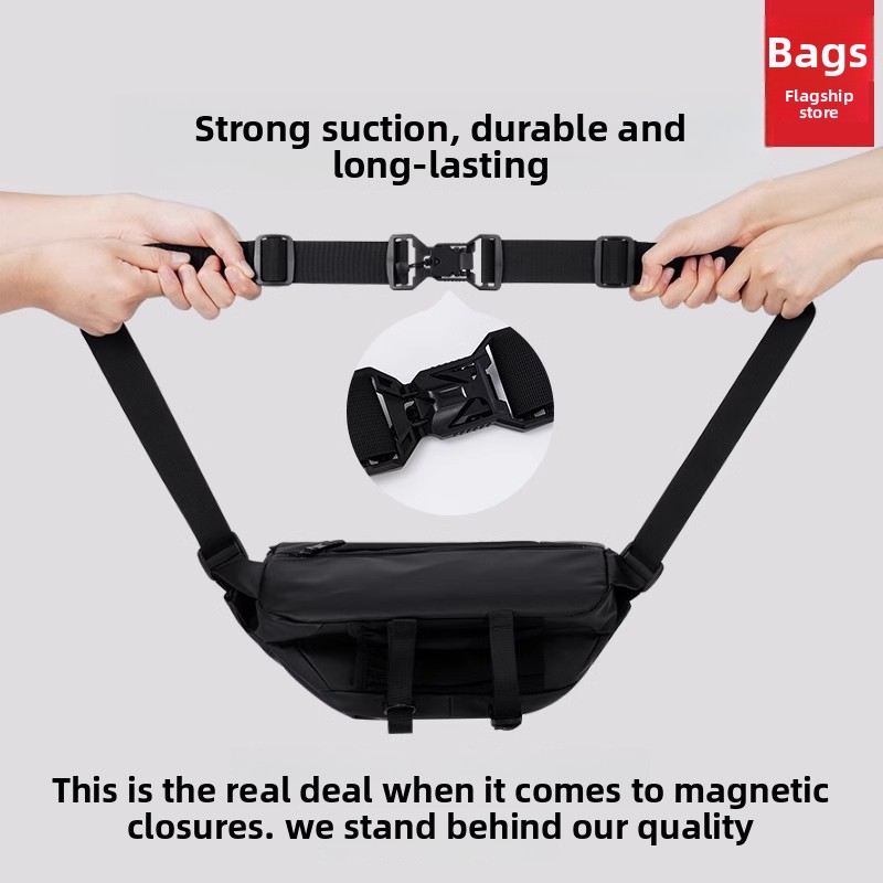 Magnetic Buckle Men Crossbody  - огляд і ціна Cycling Commute Bag