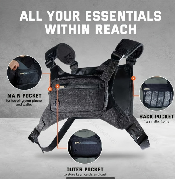 Outdoor Chest Rig Bag Lightwei - огляд і ціна Cycling Commute Training